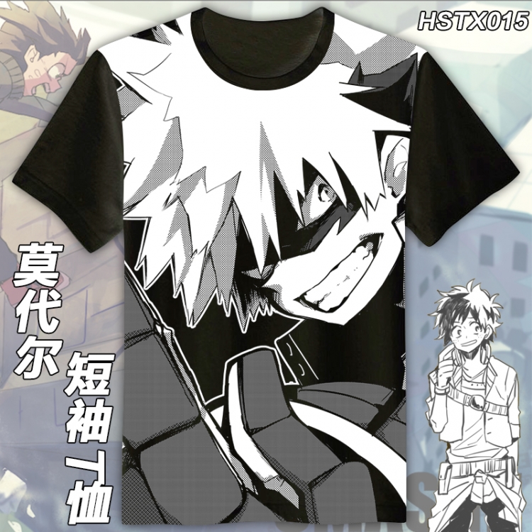 HSTX015- My Hero Academia T-shirt modal fabric M L XL XXL Can be customized  One day in advance to book