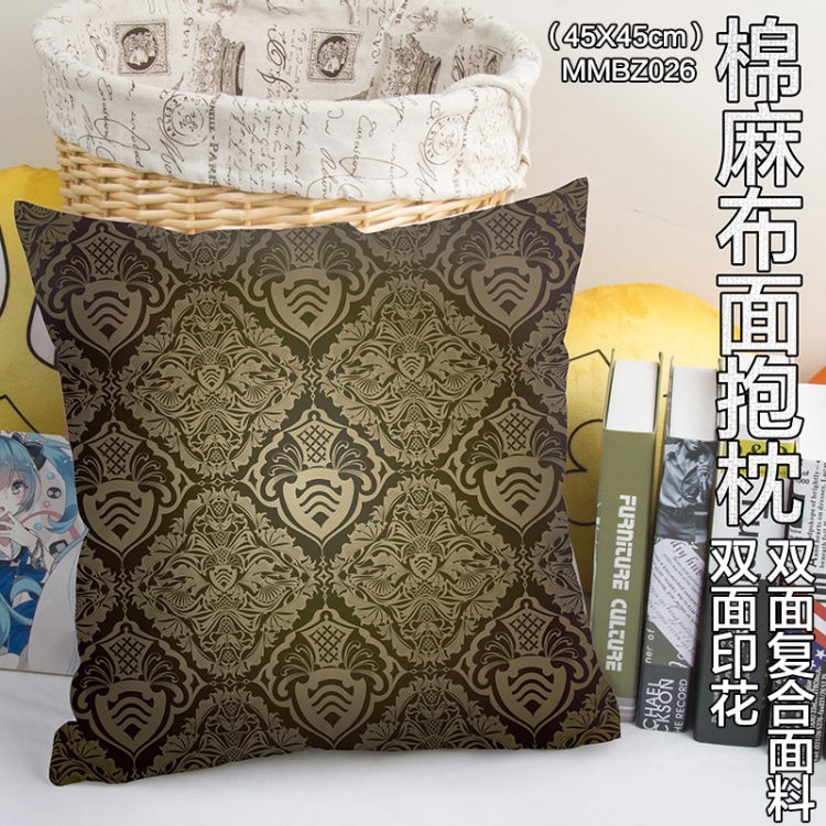 MMBZ026-Anime Double sides Full color cotton pillow 45X45CM can be customized