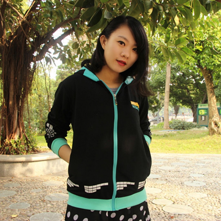 Vocaloid Miku Cotton Hoodie M L XL XXL