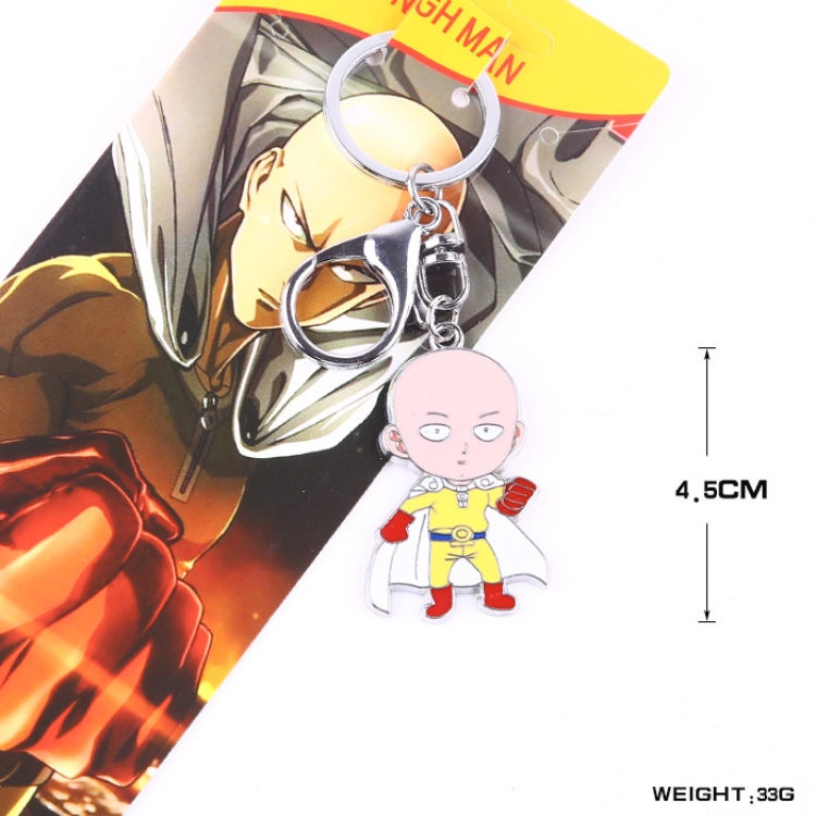 One Punch Man Saitama Key Chain