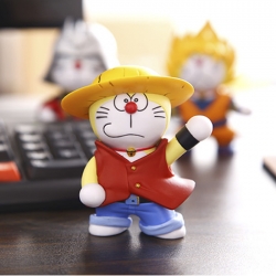 Doraemon Cos Luffy Figure 10cm