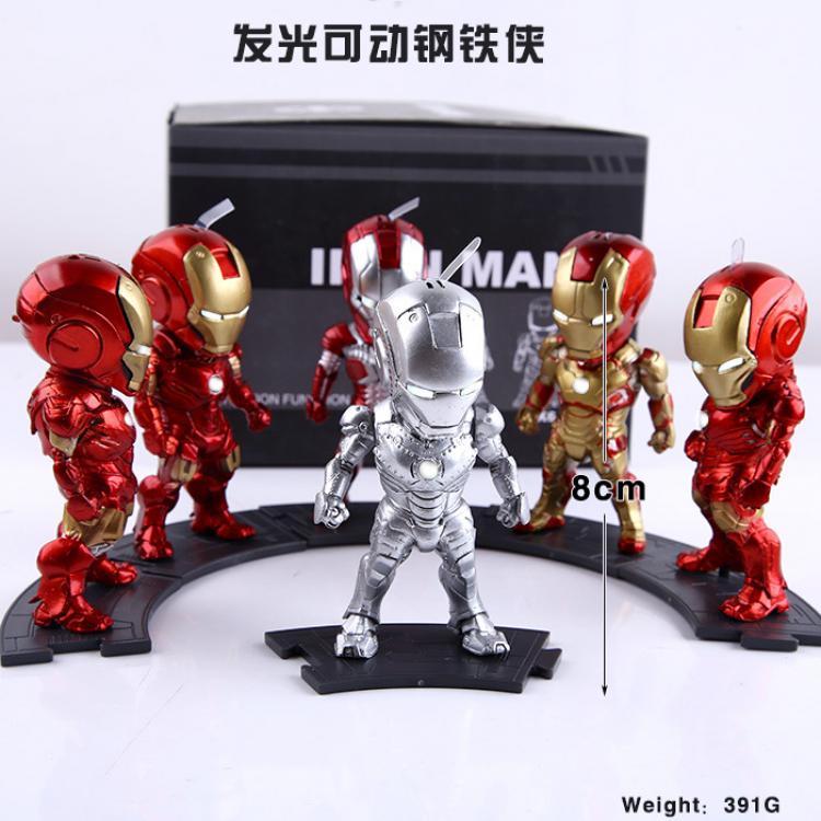 Iron man Phone charm 6 pcs