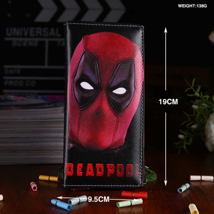 Deadpool  PU Long Wallet