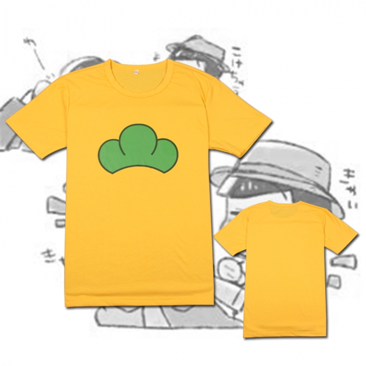 Osomatsu Kun Cotton T-shirt M L XL XXL Yellow