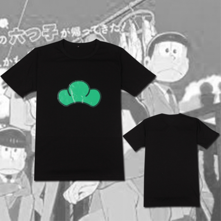 Osomatsu Kun Cotton T-shirt M L XL XXL Black