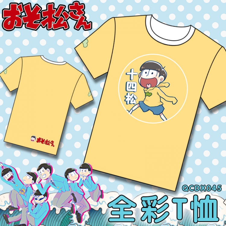 QCDX045- Osomatsu Kun Full-color T-shirt modal fabric M L XL XXL