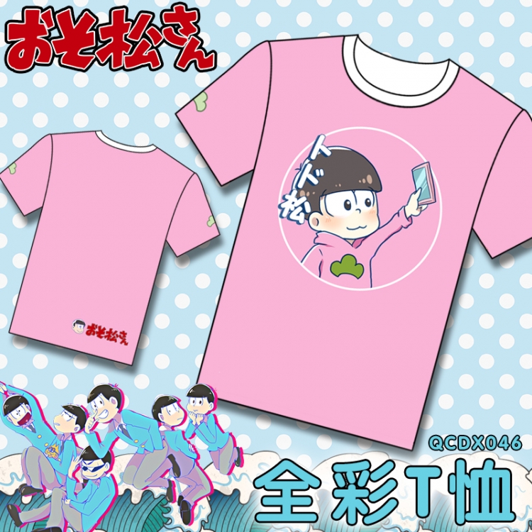 QCDX046-Osomatsu Kun Full-color T-shirt modal fabric M L XL XXL
