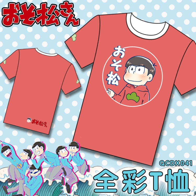 QCDX041-Osomatsu Kun Full-color T-shirt modal fabric M L XL XXL