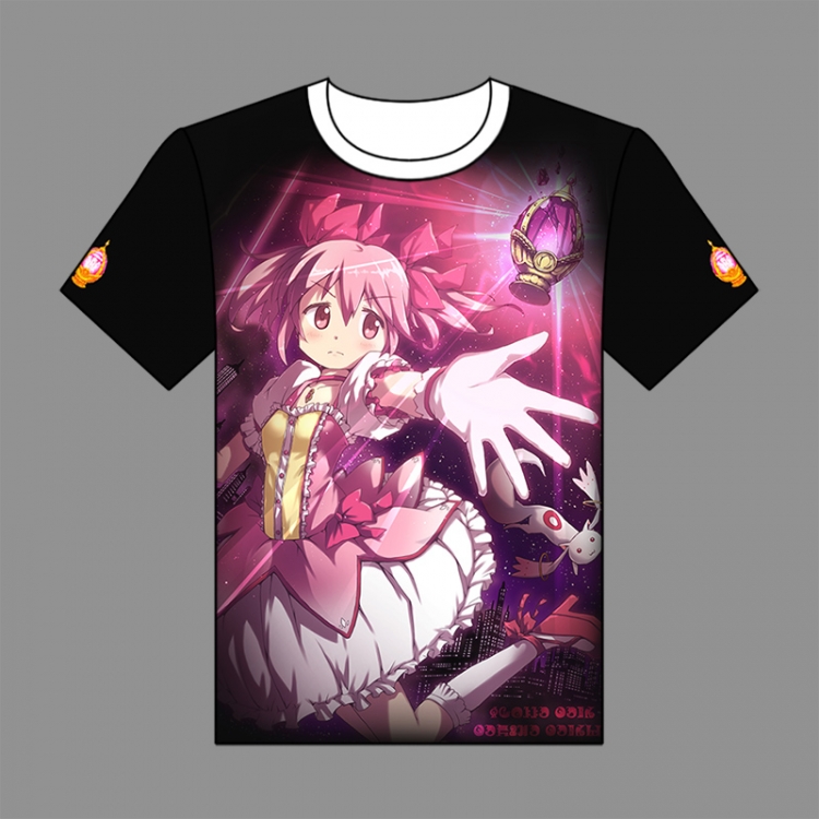 Magical Girl Madoka of the Magus Full-color short-sleeved Crewneck modal fabric T-shirt M L XL XXL 03