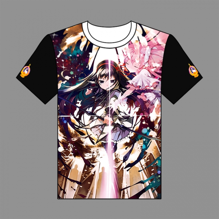 Magical Girl Madoka of the Magus Full-color short-sleeved Crewneck modal fabric T-shirt M L XL XXL