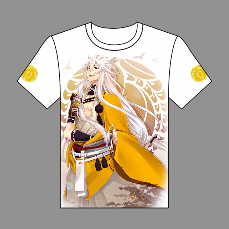 Touken Ranbu Full-color short-sleeved Crewneck modal fabric T-shirt M L XL XXL