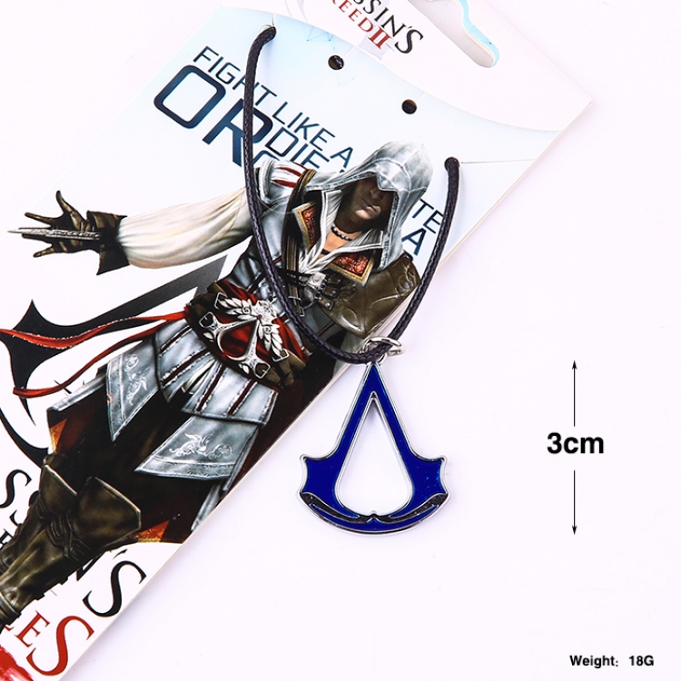 Assassin Creed Necklace Blue