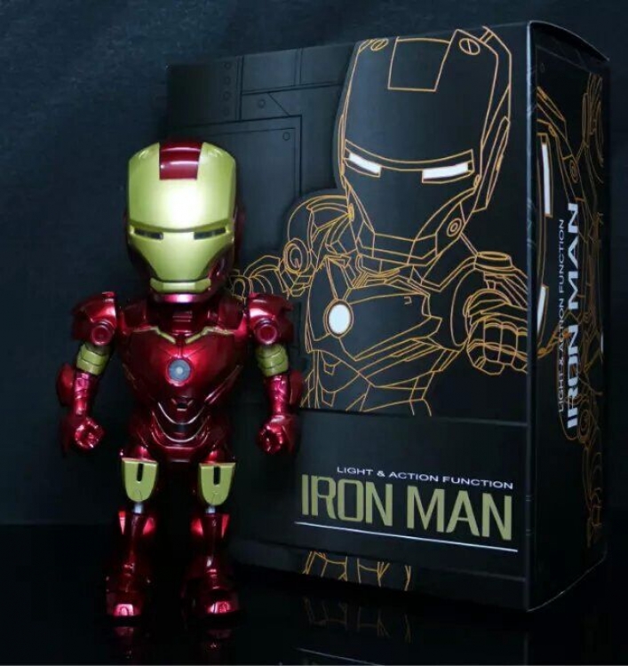 Iron Man MK3 Sound control luminous Figure 15cm Boxed