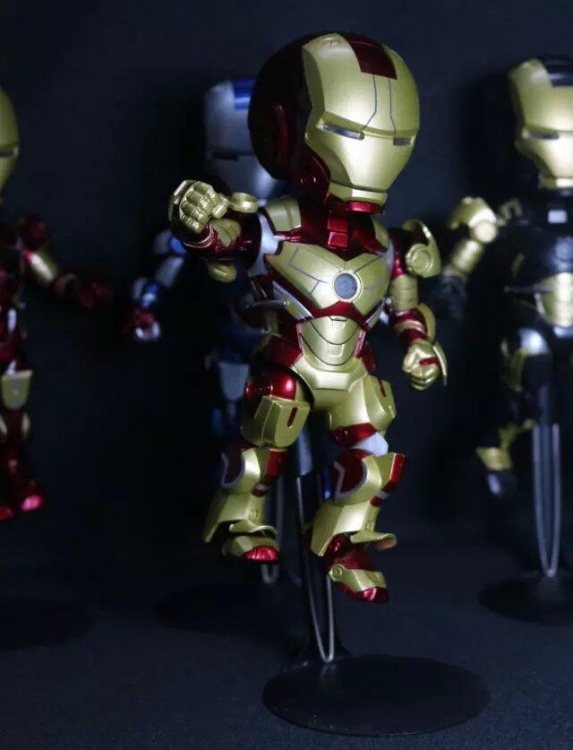 Iron Man MK6 Sound control luminous Figure 15cm Boxed