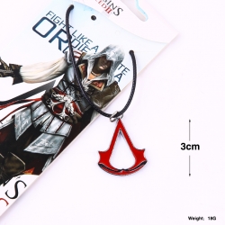 Assassin Creed Necklace Red