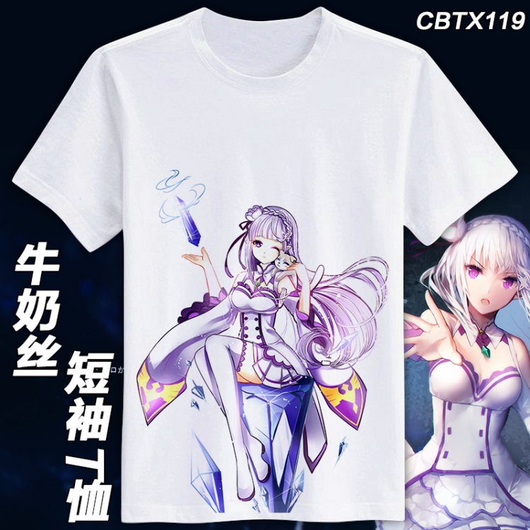 Re:Zero kara Hajimeru Isekai Seikatsu T-shirt M L XL XXL