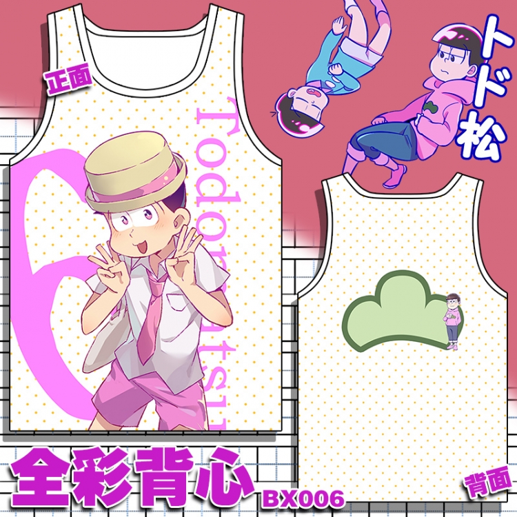 Osomatsu vest M L XL XXL Breathable fabric