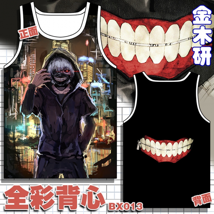 Tokyo Ghoul vest M L XL XXL Breathable fabric