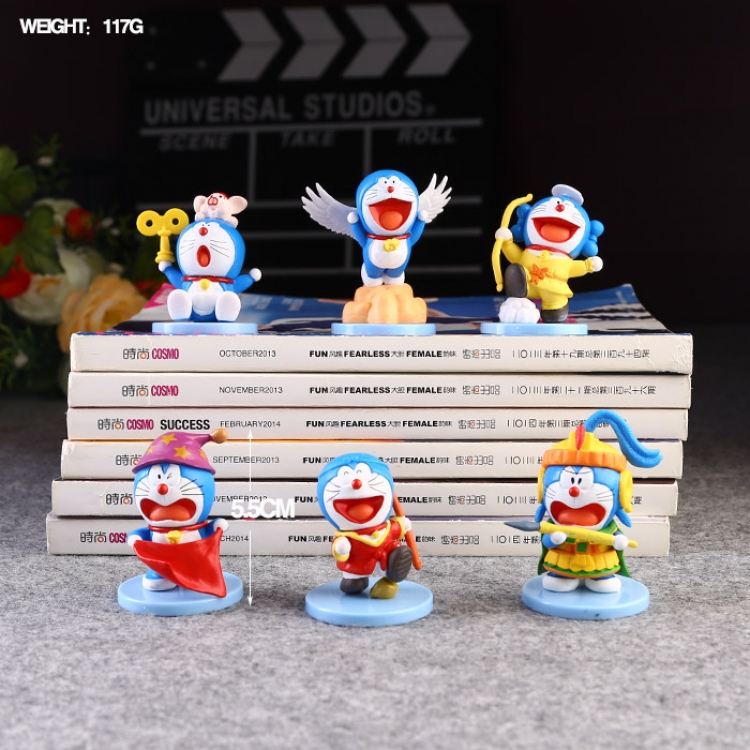 Doraemon  Pedestal Figure  A 5cm price for 6 pcs a set