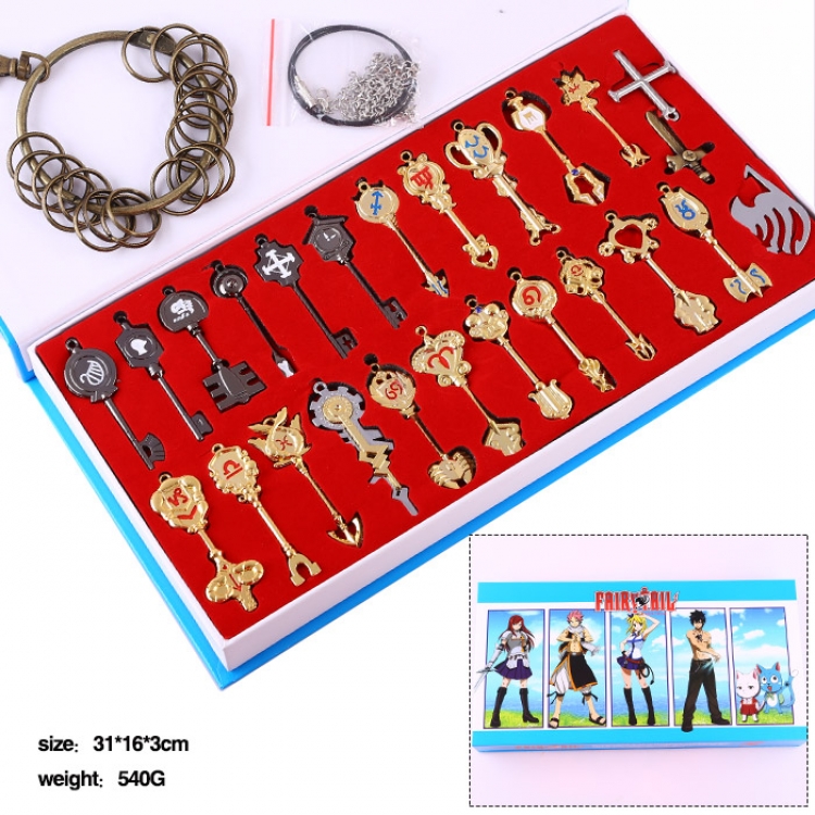 Fairy tail keychain set price for 24 pcs