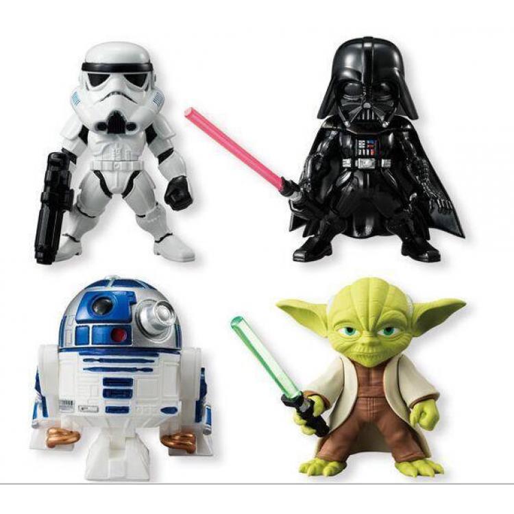 Star Wars character Figure Box Packing 4 pcs a set