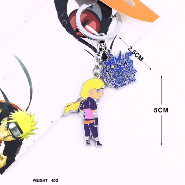 Naruto metal  keychain