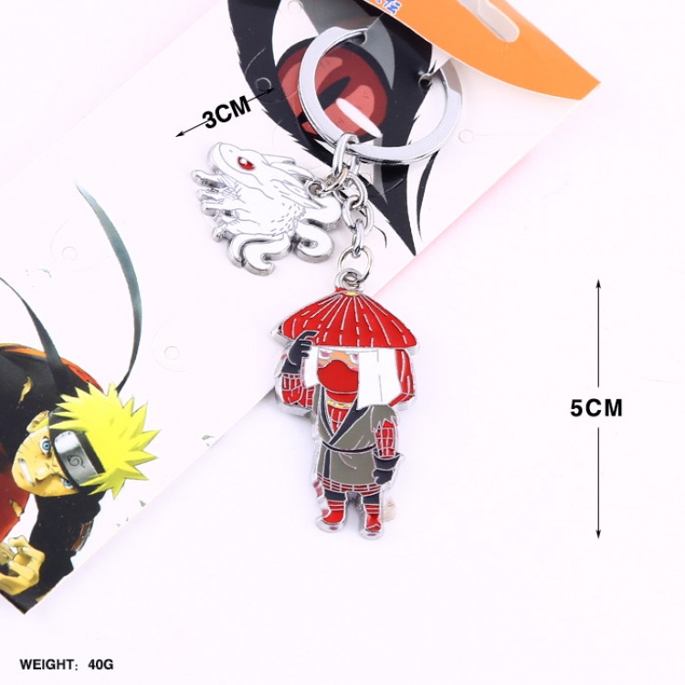 Naruto metal key chain