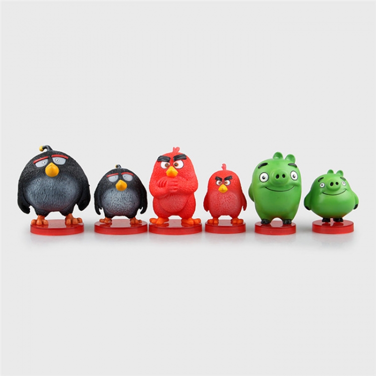 Angry Birds figure 8.5cm 6 pcs for 1 set