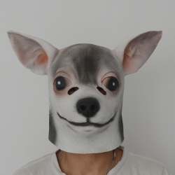 Chihuahua Latex COS Mask bag p...