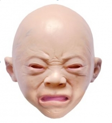 Crying baby Letex COS Mask bag...