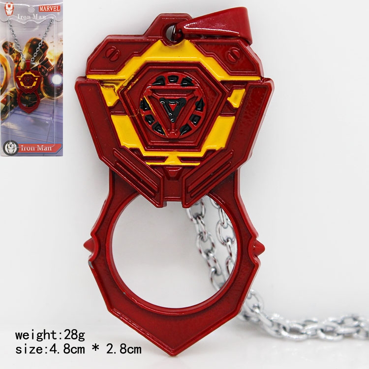 Necklace Iron man price  for 5  pcs