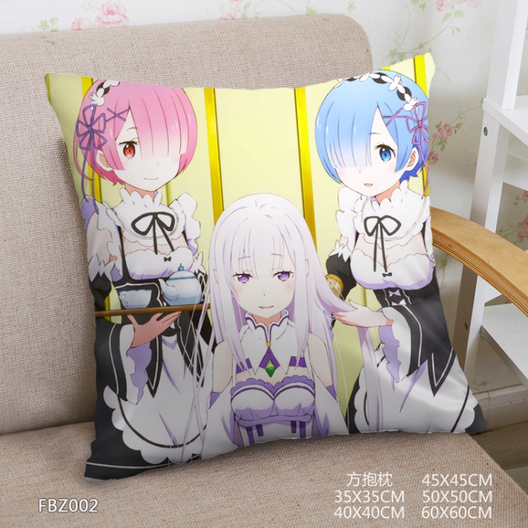 Re:Zero kara Hajimeru Isekai Seikatsu cushion 45*45cm B