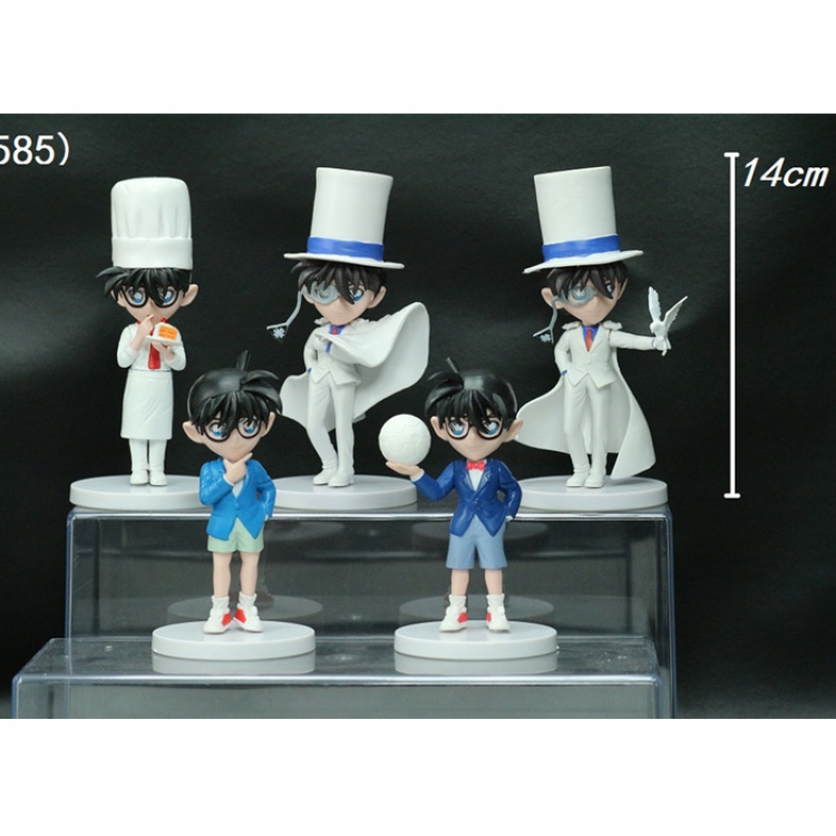 Figure with base  Figure Detective conan price for 5 pcs a set 14cm