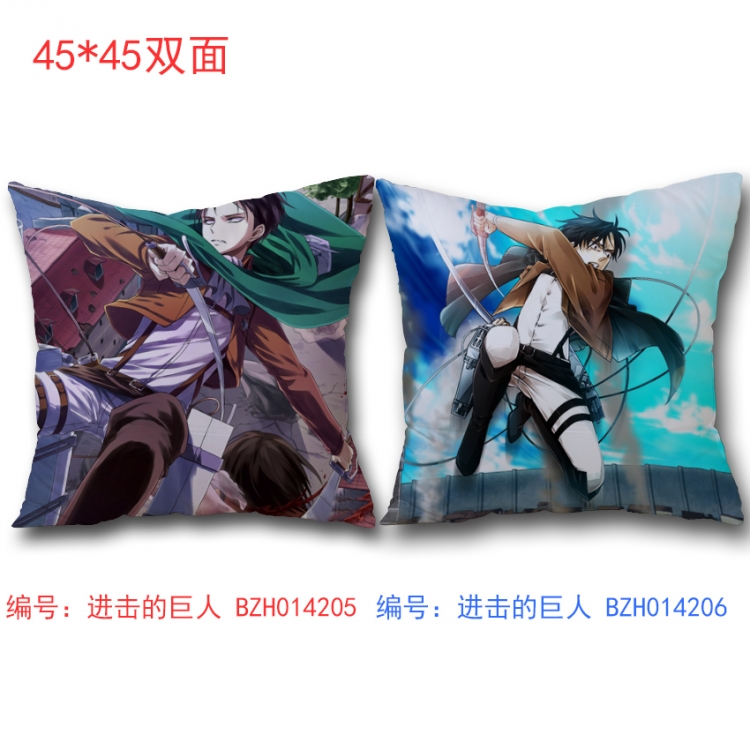 Attack on Titan cushion pillow  45*45cm