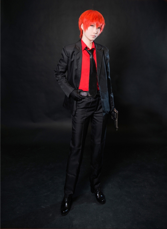 Ansatsu Kyoushitsu Akabane Karma  cosplay dress S M L  XL ( coat Tshirt  pants tie ）