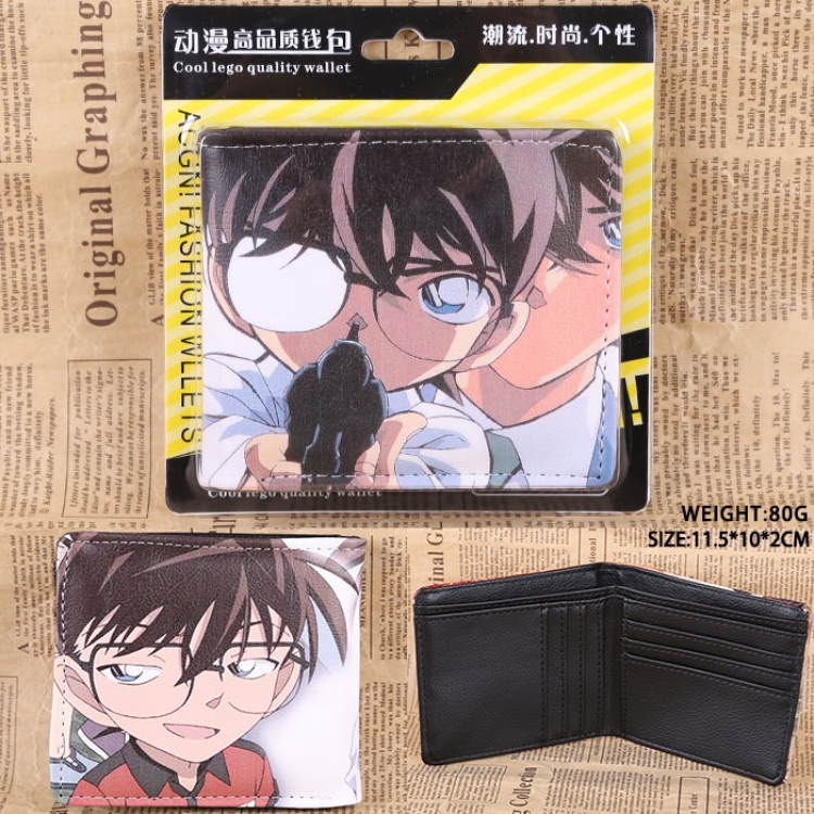 Detective conan pu short wallet