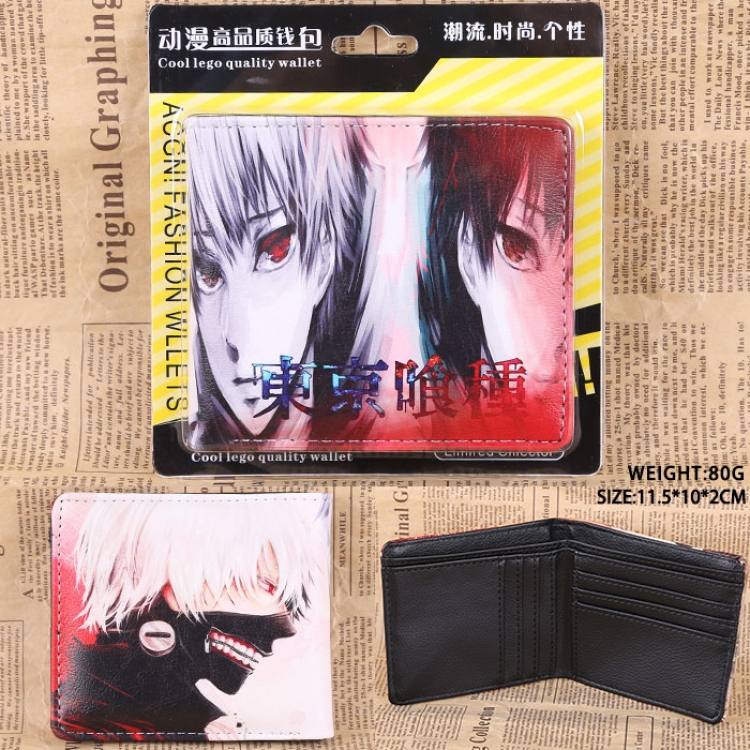 Tokyo Ghoul Kaneki Ken pu short wallet