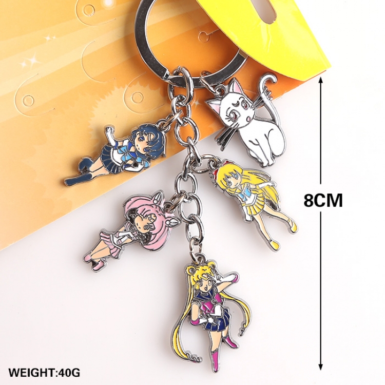 sailormoon Keychain SailorMoon price for 5 pcs a set