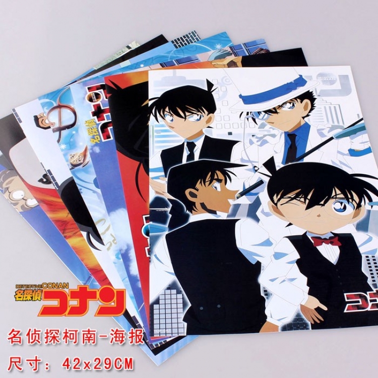 Detective conan poster price for 5 set with 8 pcs a set