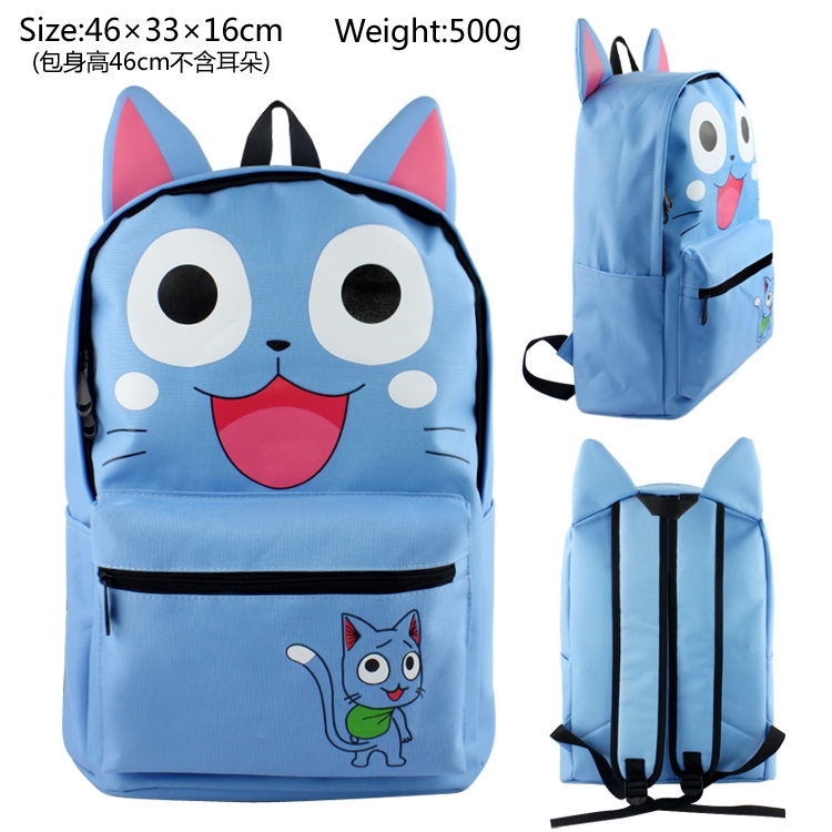 Fairy tail Happy Dimensional modeling happy backpack bag