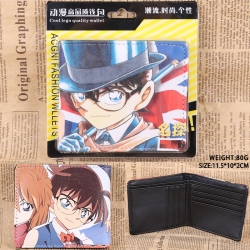 Detective conan pu wallet