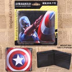 Captain America pu wallet