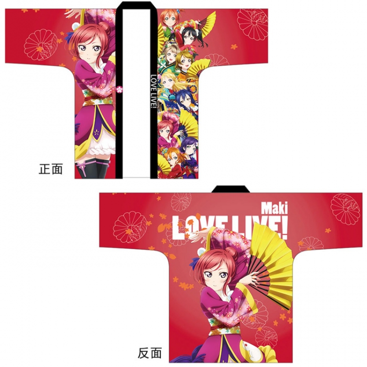 lovelive Maki Nishikino  haori cloak cos kimono Free Size  Book two days in advance cos dress