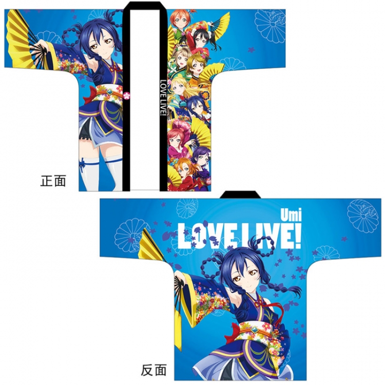 lovelive Umi Sonoda haori cloak cos kimono Free Size  Book two days in advance cos dress