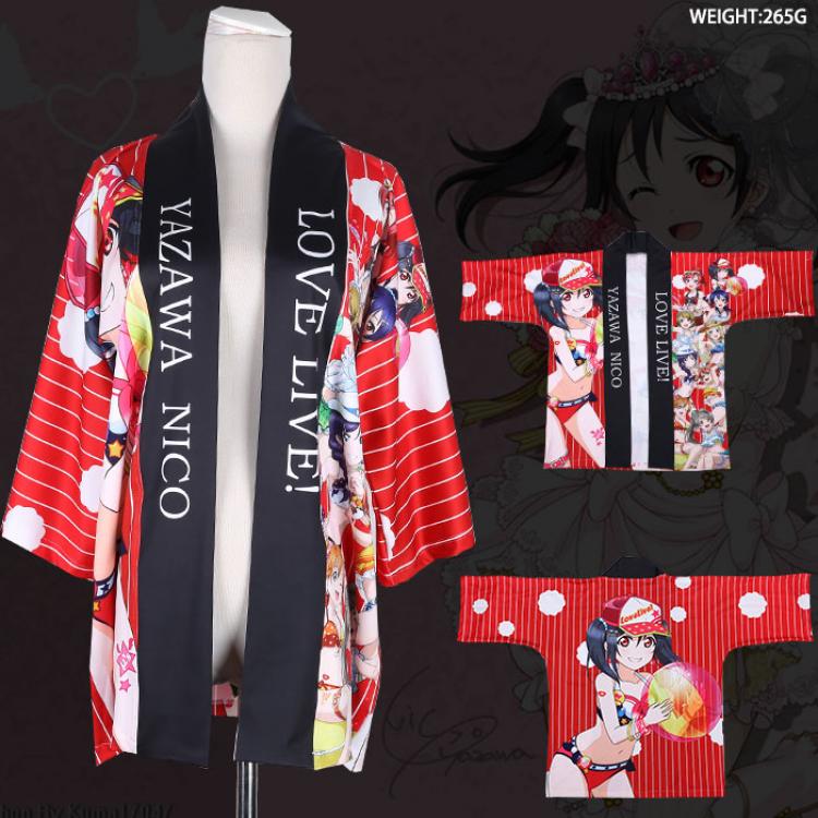 lovelive Nico Yazawa haori cloak cos kimono Free Size  Book two days in advance cos dress