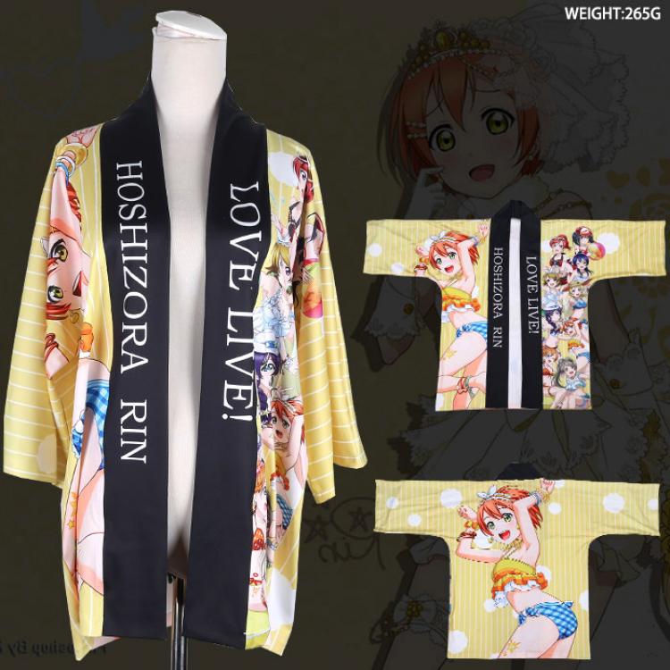 lovelive Rin Hoshizora haori cloak cos kimono Free Size  Book two days in advance cos dress