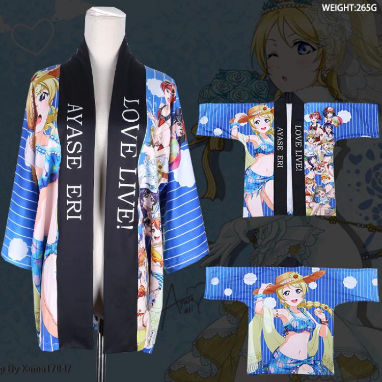 lovelive Eli AyaseEllie haori cloak cos kimono Free Size  Book two days in advance cos dress