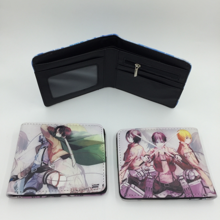 Shingeki no Kyojin pu short wallet