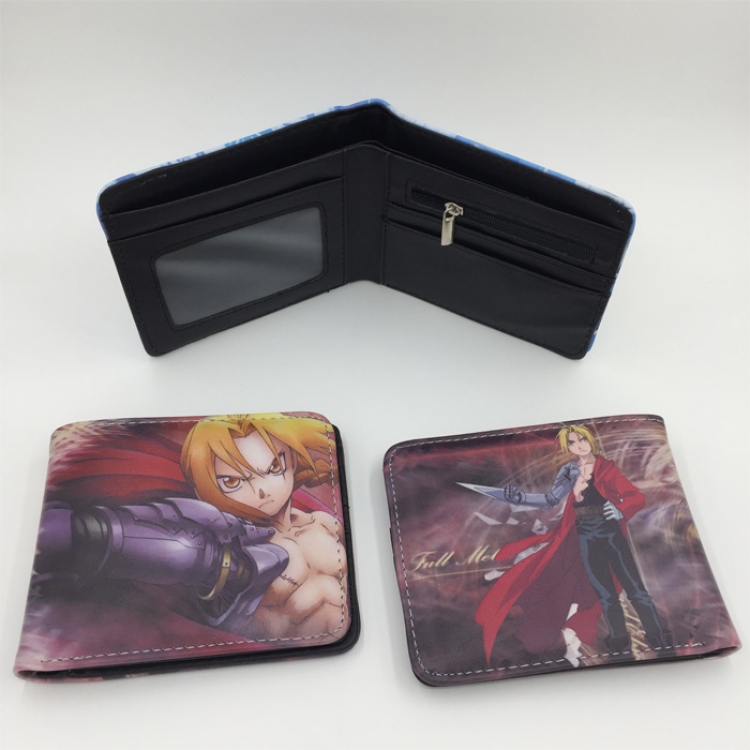 Fullmetal Alchemist Edward Elric  pu short wallet