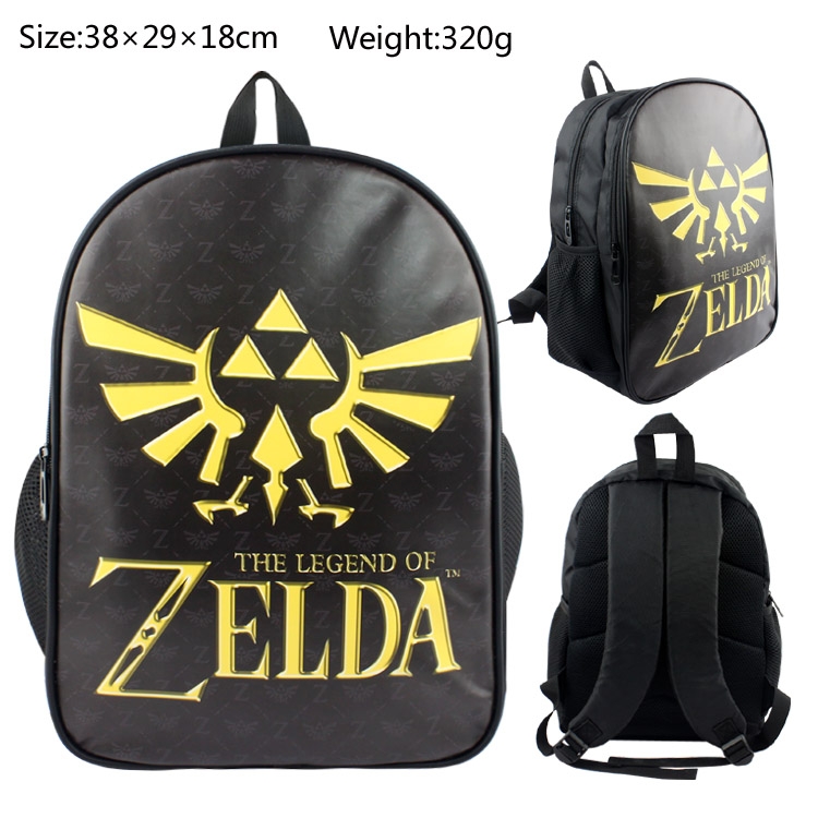 The Legend of Zelda PU canvas backpack  bag
